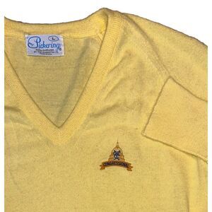 Vintage Pickering Sweater Congressional Country Club Logo Golf Men's Large‎ USA